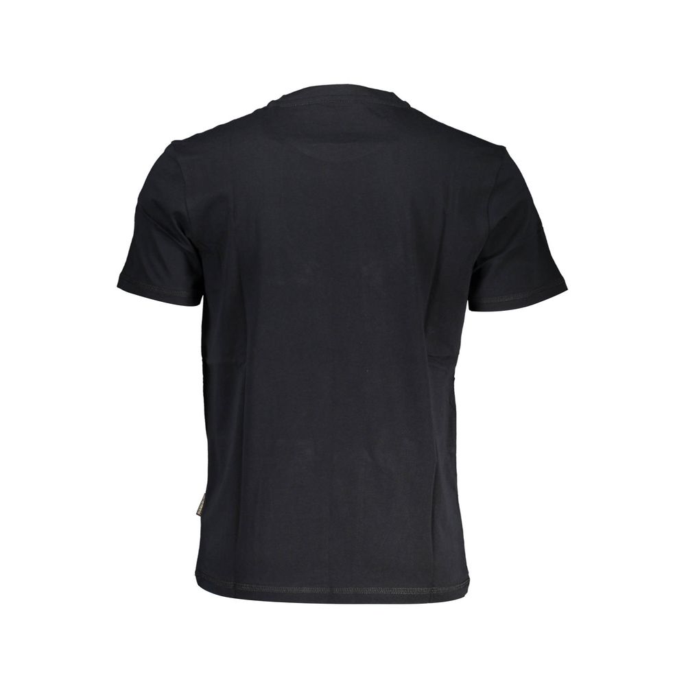 Camiseta preta de algodão Napapijri