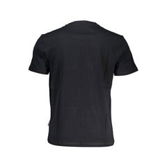 Camiseta preta de algodão Napapijri