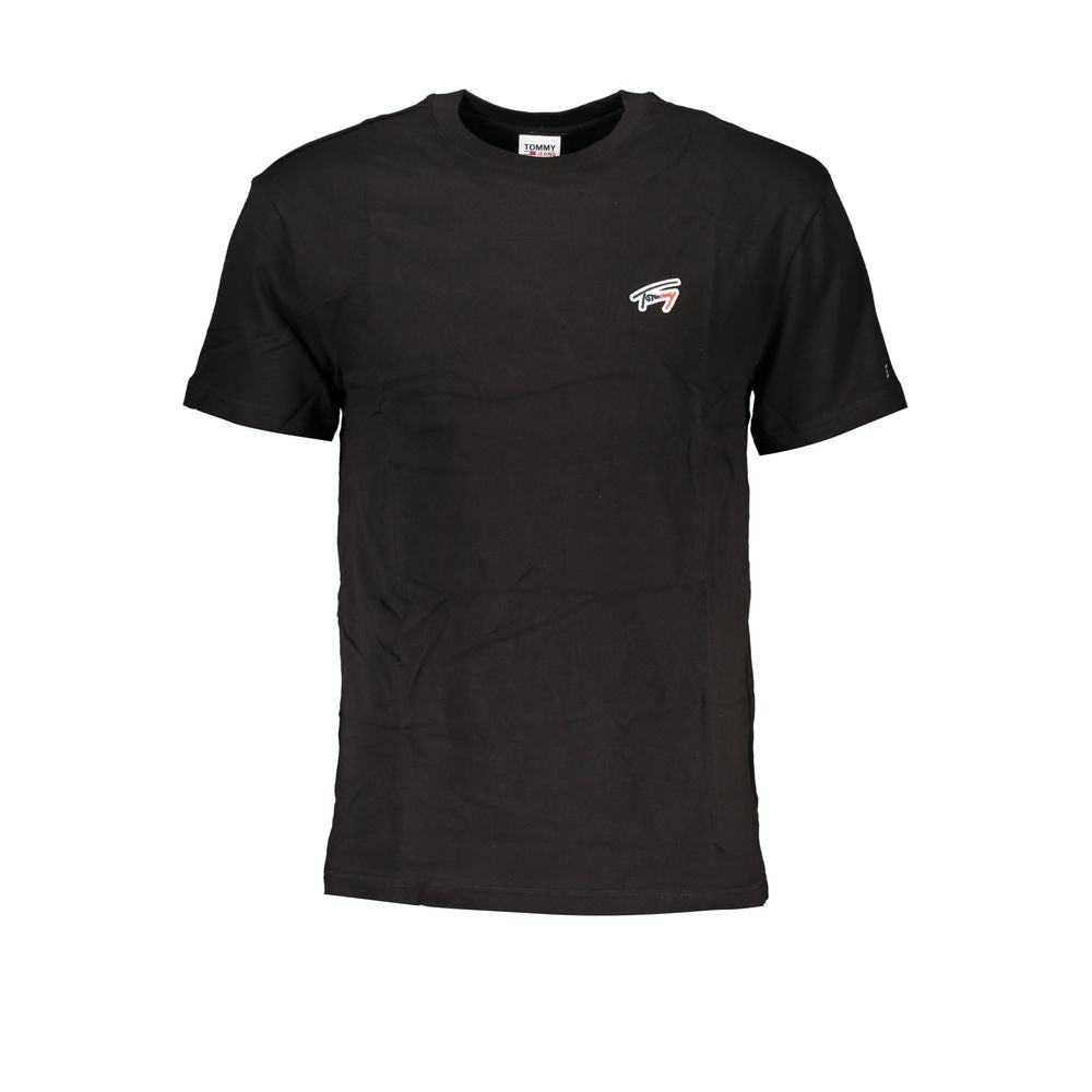 Camiseta Tommy Hilfiger preta de algodão