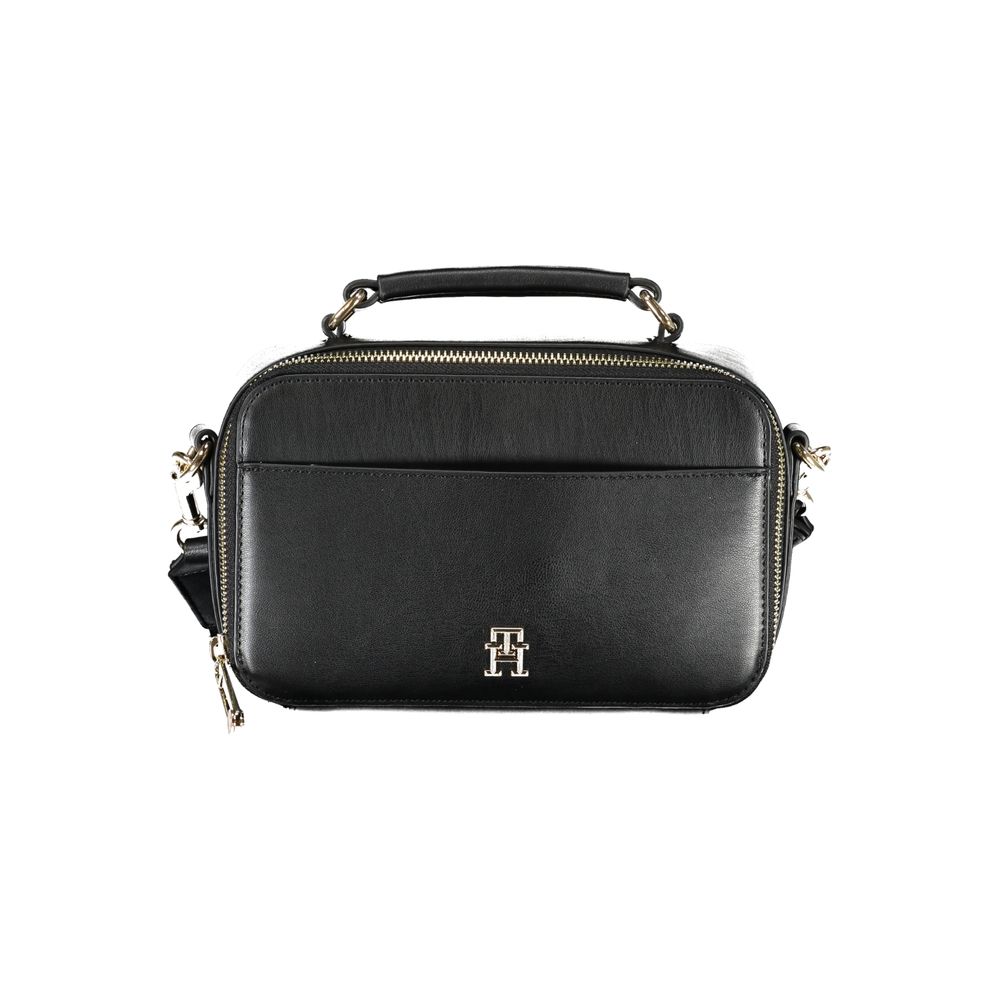 Bolsa Tommy Hilfiger Preta de Polietileno
