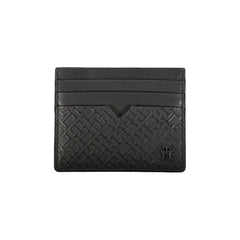 Carteira de couro preta Tommy Hilfiger