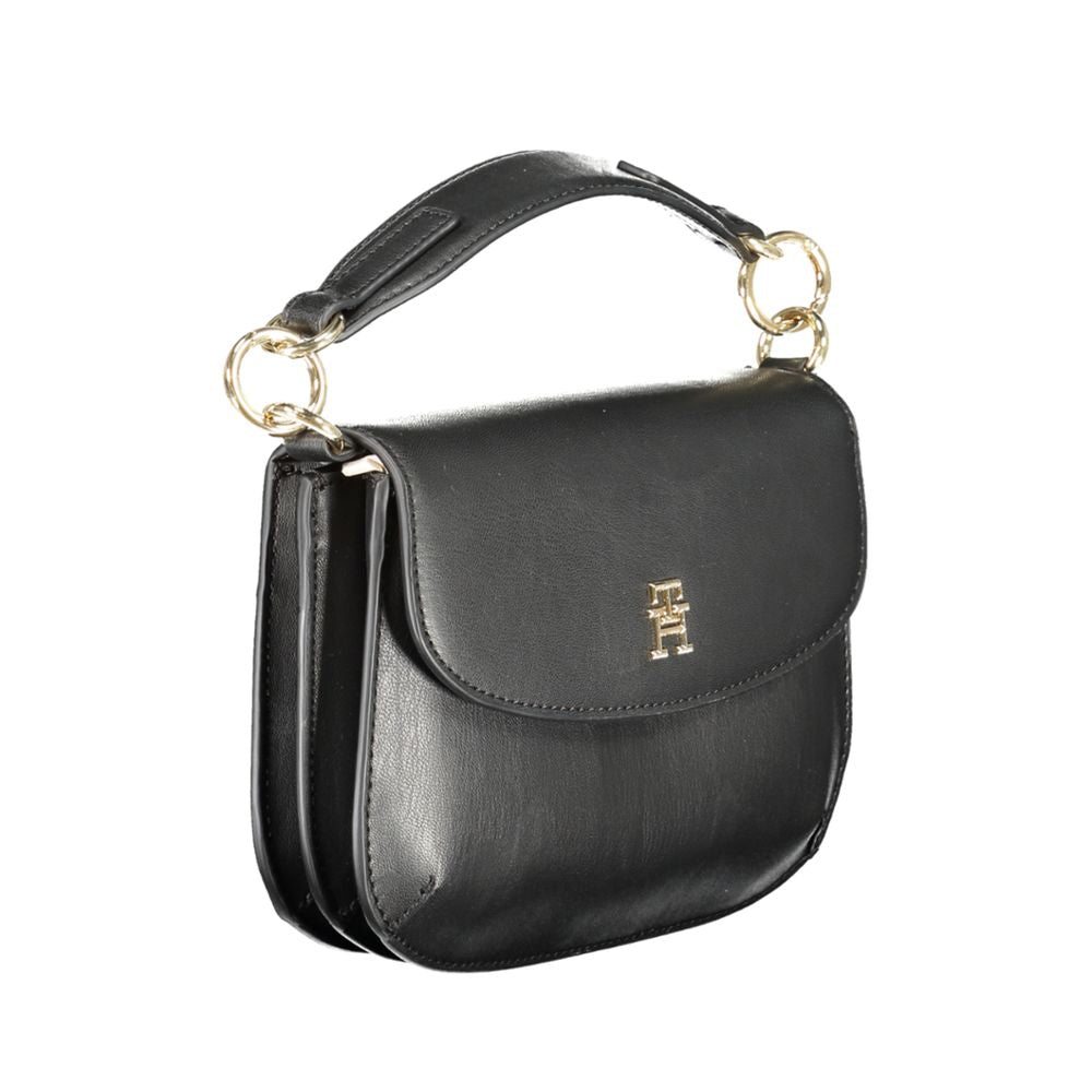 Bolsa Tommy Hilfiger Preta de Polietileno