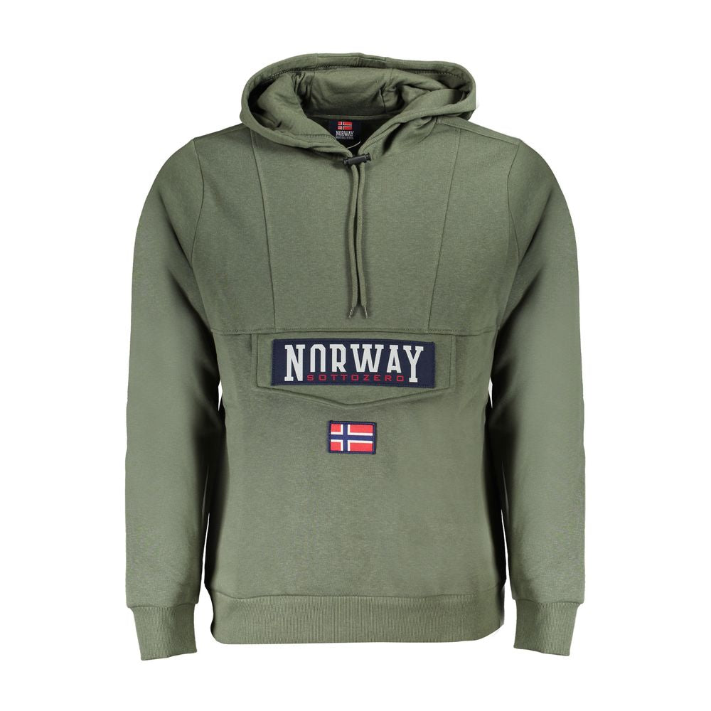Suéter de algodão verde Noruega 1963