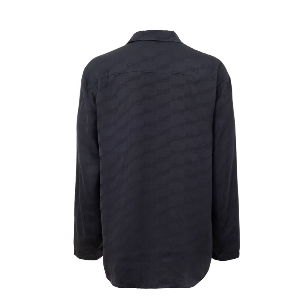 Camisa Balenciaga Cinza Viscose