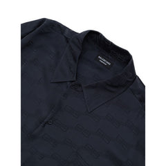 Camisa Balenciaga Cinza Viscose
