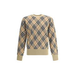 Moletom Burberry Archive Check de lã