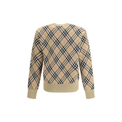 Moletom Burberry Archive Check de lã