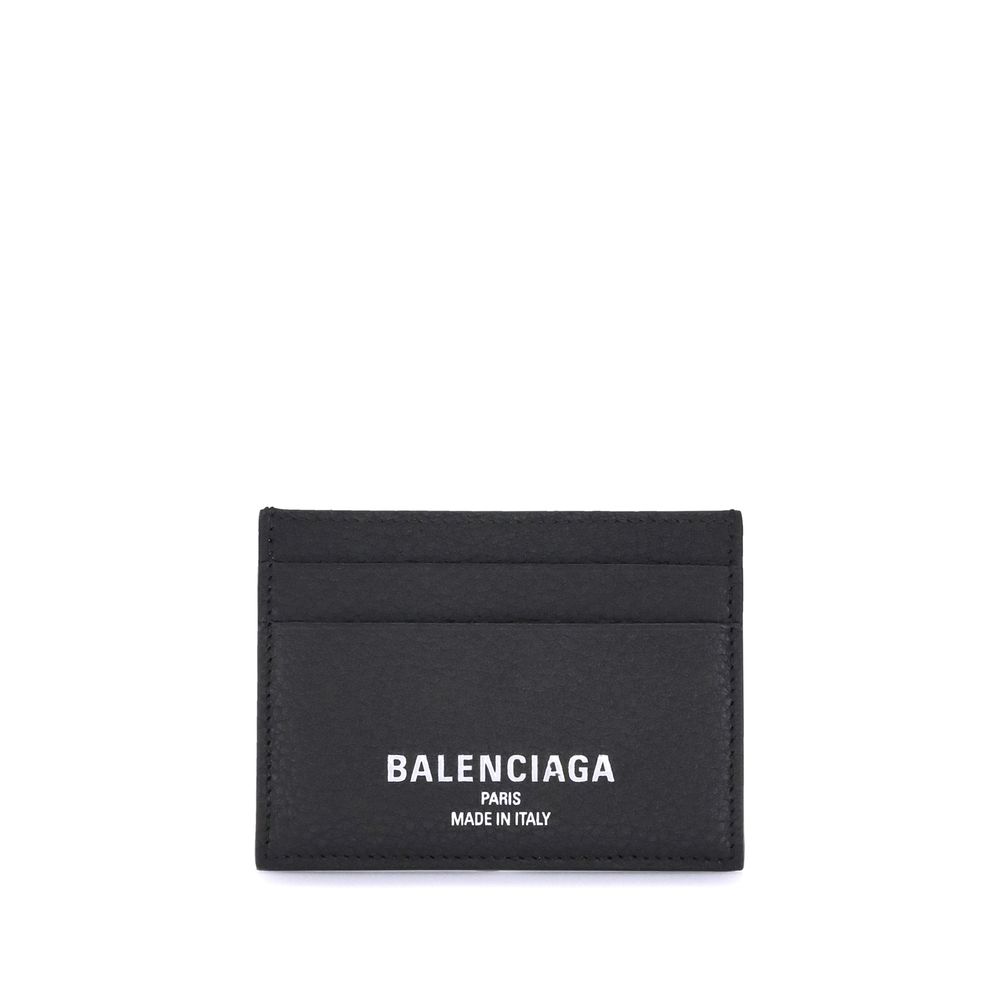 Porta-cartões de couro Balenciaga
