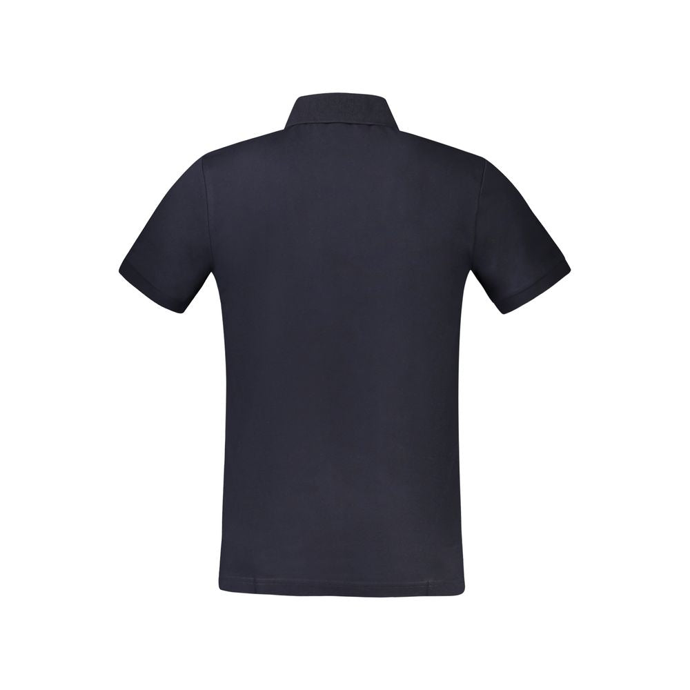 Camisa polo de algodão azul Hugo Boss