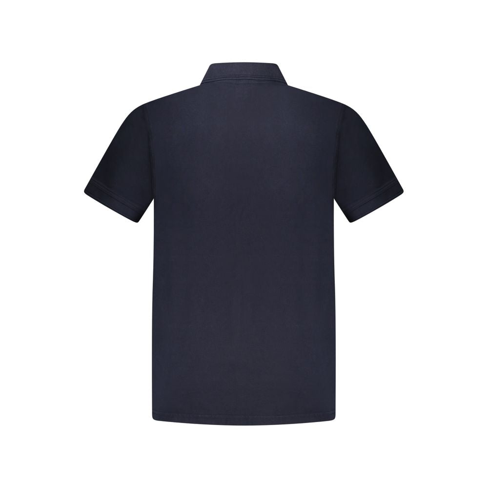 Camisa polo de algodão azul Hugo Boss
