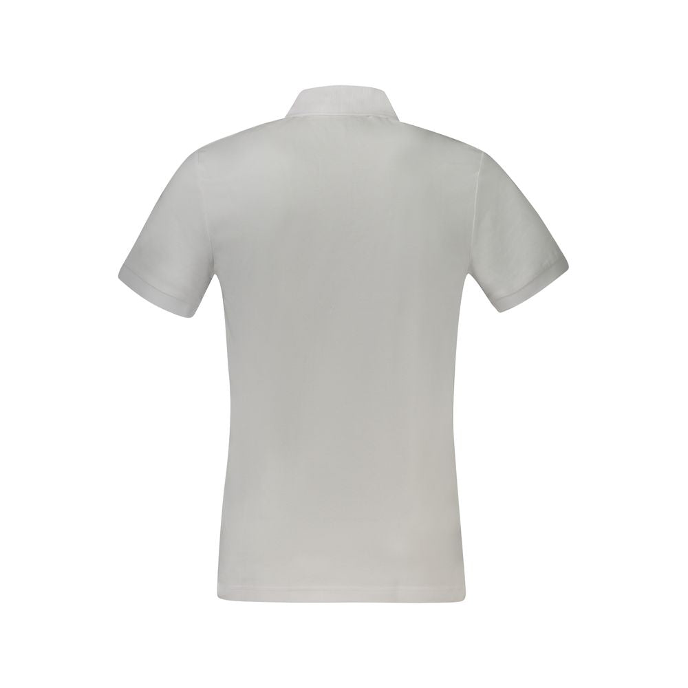 Camisa polo branca de algodão Hugo Boss