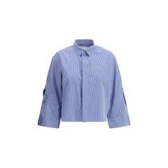 Camisa Sacai manga três quartos