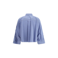 Camisa Sacai manga três quartos