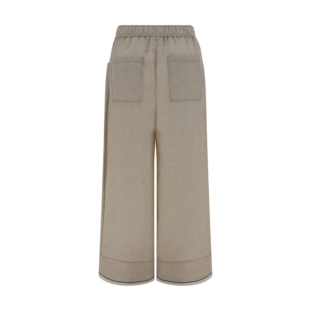 Calça Brunello Cucinelli com enfeites