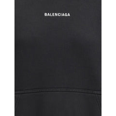 Moletom com capuz com logotipo da Balenciaga