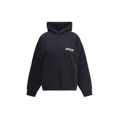 Moletom com capuz com logotipo da Balenciaga
