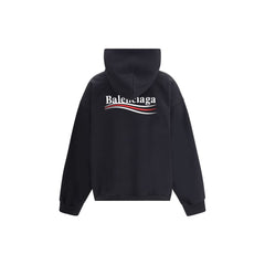 Moletom com capuz com logotipo da Balenciaga