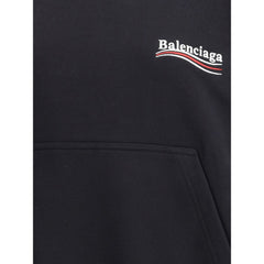 Moletom com capuz com logotipo da Balenciaga