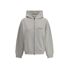 Moletom com capuz com logotipo da Balenciaga
