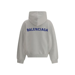 Moletom com capuz com logotipo da Balenciaga