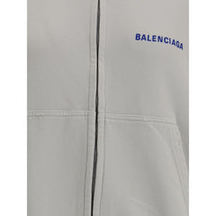 Moletom com capuz com logotipo da Balenciaga