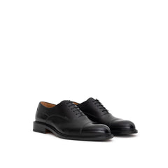 Oxfords e Derby de couro preto Dior