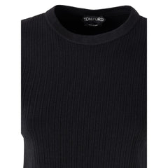 Camiseta preta de seda Tom Ford