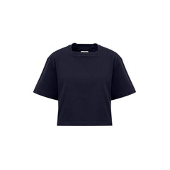 Camiseta de algodão azul Bottega Veneta