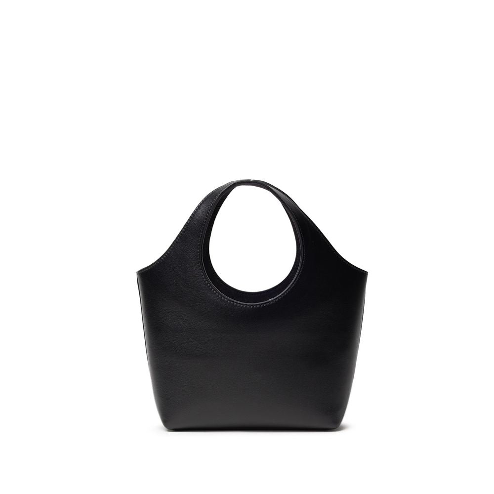 Suéter Balenciaga de couro preto