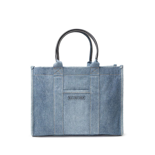 Balenciaga Blue Cotton Sweater