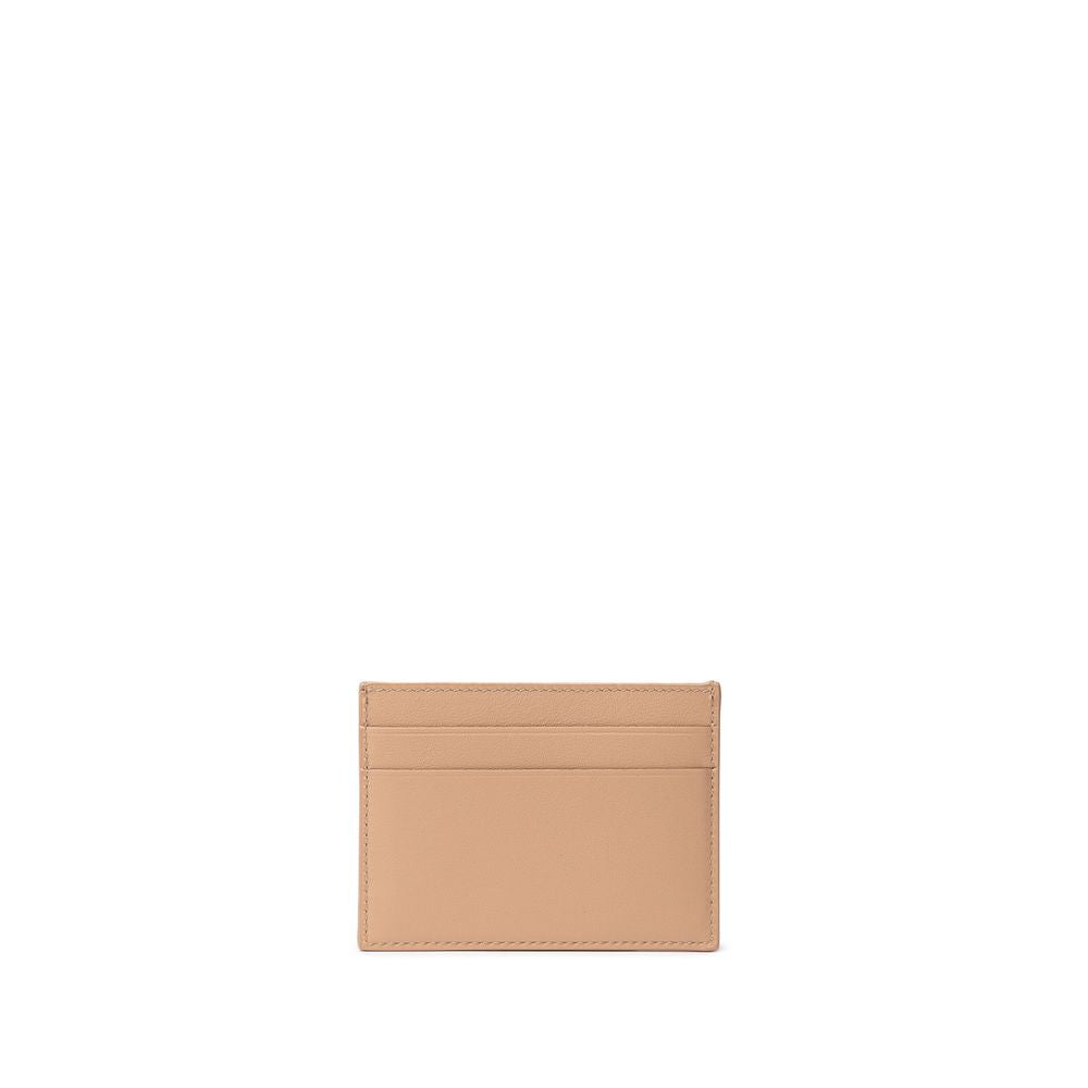 Saia de couro bege Balenciaga