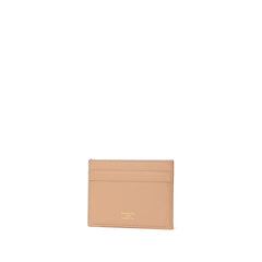 Saia de couro bege Balenciaga