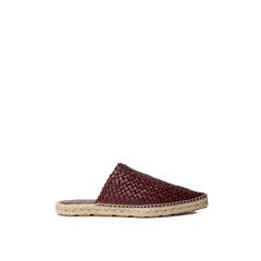Alpercatas de couro Bottega Veneta Bordeaux