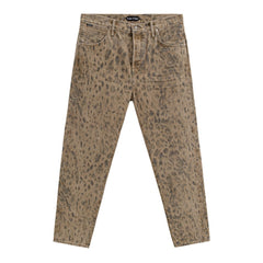 Tom Ford Calça Jeans Cônica Bege Algodão