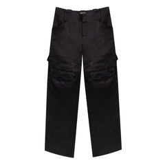 Calça cargo de viscose preta Tom Ford