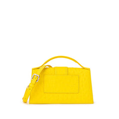 Bolsa de couro amarela Jacquemus