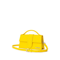 Bolsa de couro amarela Jacquemus