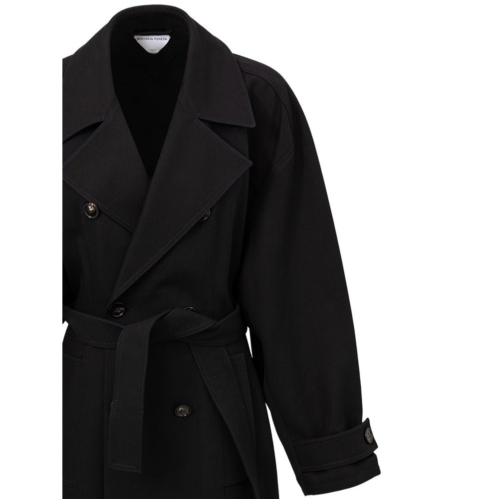 Bottega Veneta Casaco de Algodão Preto