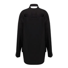 Balenciaga Preto Algodão Longo