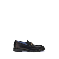 Mocassins de couro Versace