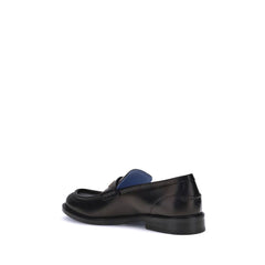 Mocassins de couro Versace