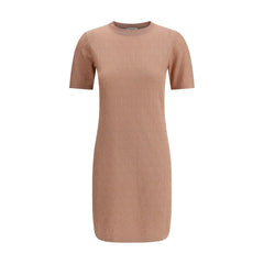 Vestido midi com estampa Fendi FF