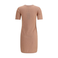 Vestido midi com estampa Fendi FF