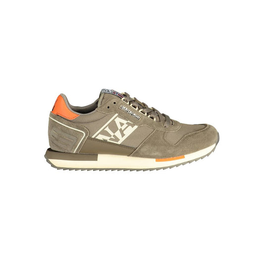 Napapijri Brown Polyester Sneaker