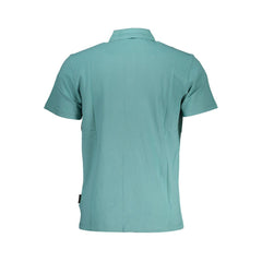 Pólo de algodão verde Napapijri