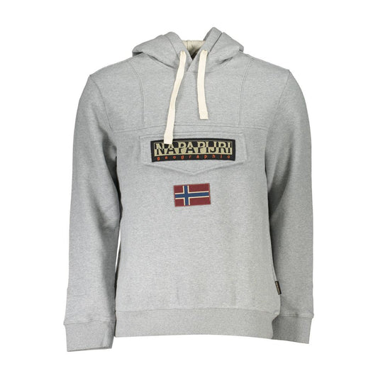 Napapijri Gray Cotton Sweater