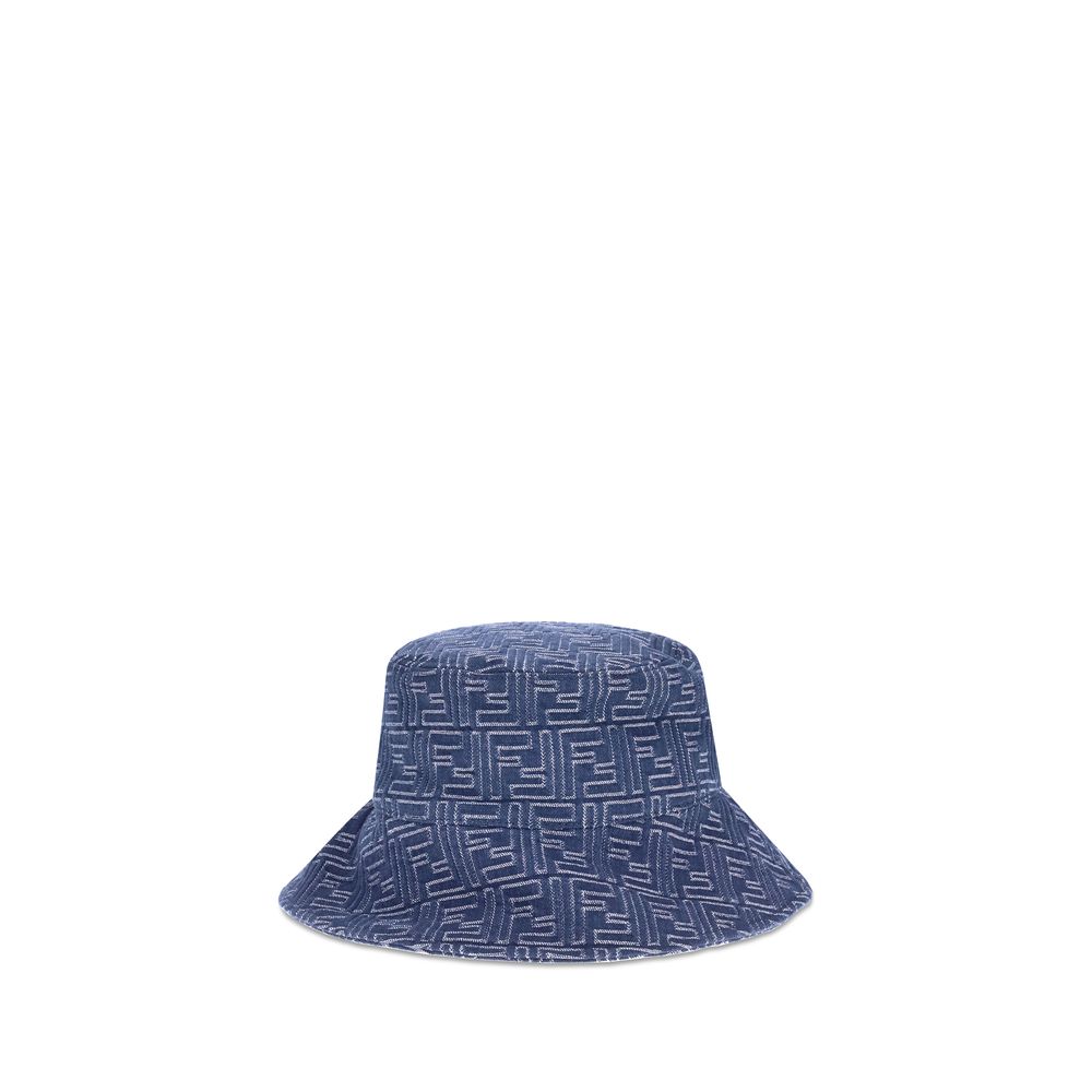 Chapéu Bucket Fendi Denim