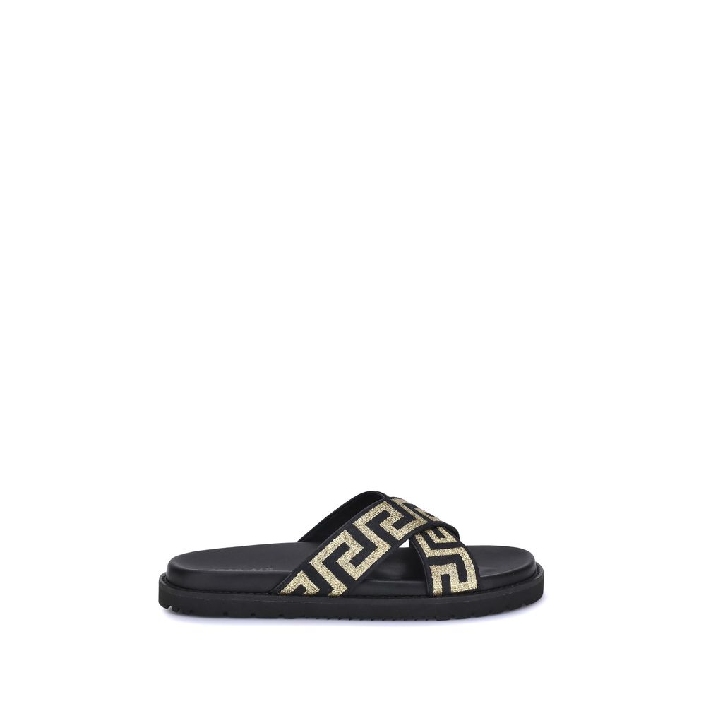 Sandálias Versace Greca