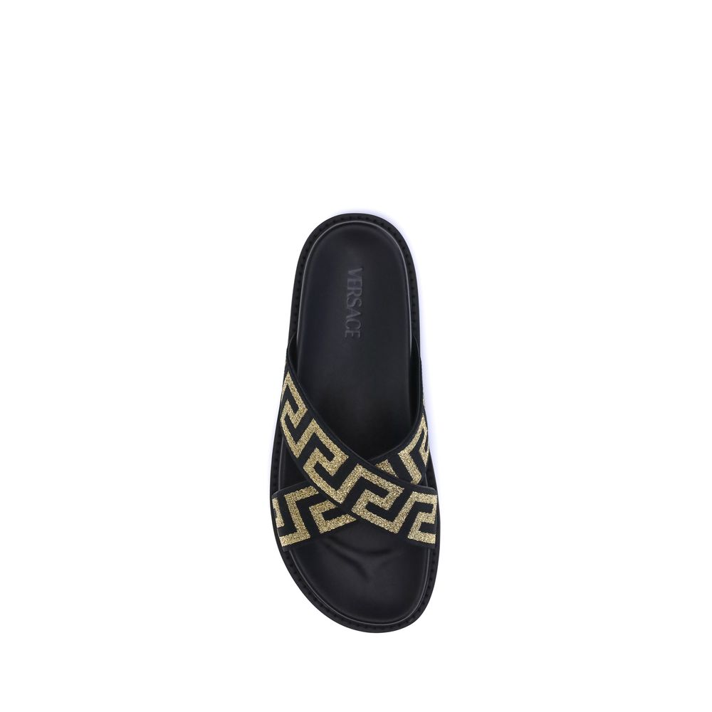 Sandálias Versace Greca