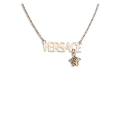 Colar com logotipo da Versace